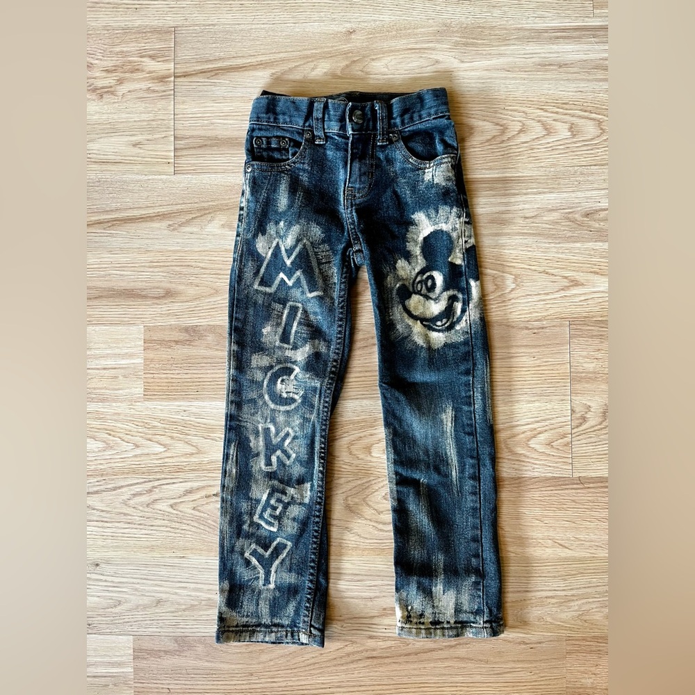 Boys Jeans Boys Mickey Mouse Jeans Boys Size 6 Denim